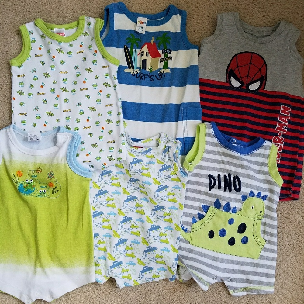 Baby Boy 3 - 6 mo Rompers